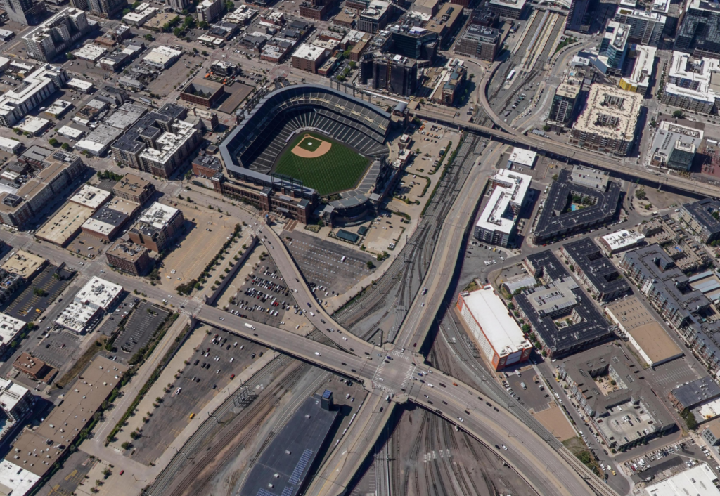 Interactive Aerial Tour Coors Field AerialSphere